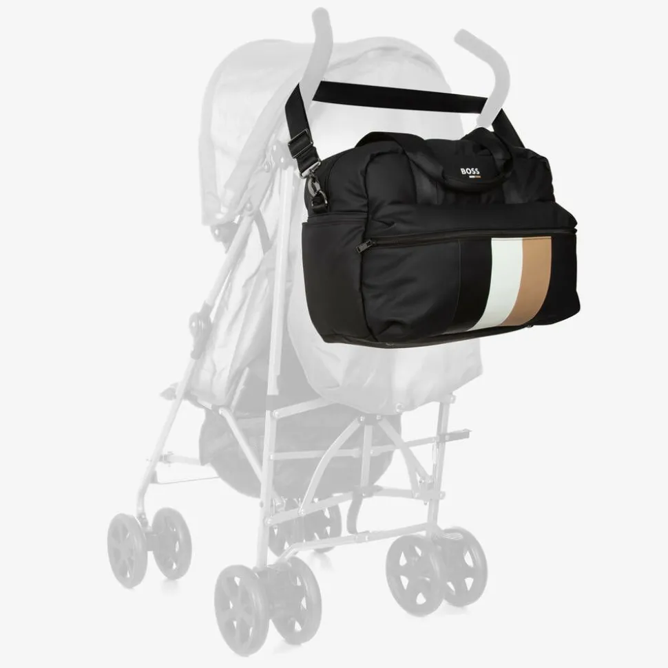 Black Coated Baby Changing Bag (52cm)