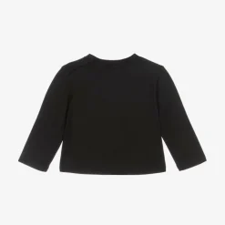 Black Cotton Baby Top