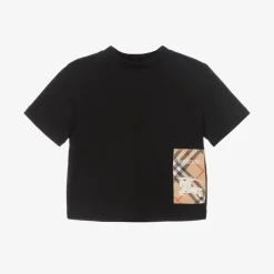 Black Cotton Baby T-Shirt