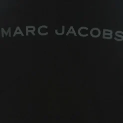 Black Cotton Jersey Zip-Up Hoodie