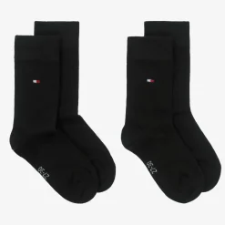 Black Cotton Socks (2 Pack)