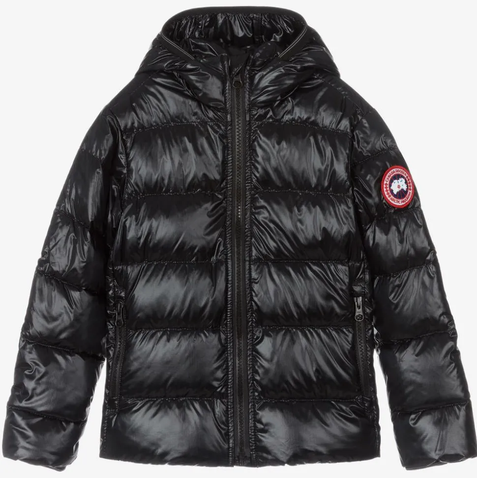Black Down Padded Crofton Puffer Jacket