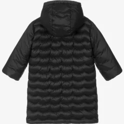 Black Down Padded Puffer Coat