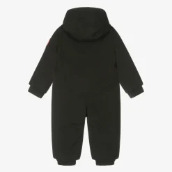 Black Down-Filled Baby Snowsuit