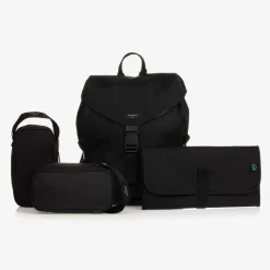 Black Eco Backpack Changing Bag (34cm)