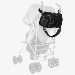 Black Faux Leather Changing Bag (34cm)