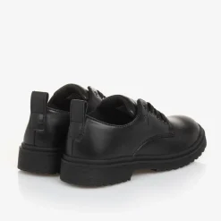 Black Faux Leather Shoes