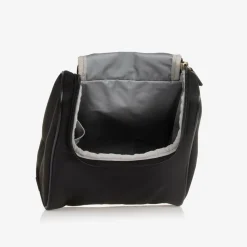 Black Leather Alyssa Changing Bag (38cm)