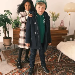 Black Leather Brogue Ankle Boots