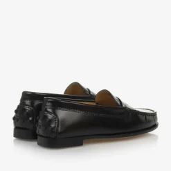 Black Leather Loafers