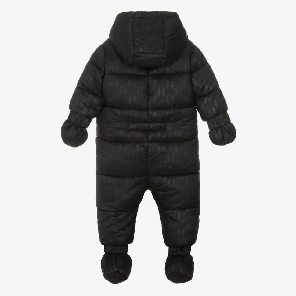 Black Monogram Snowsuit