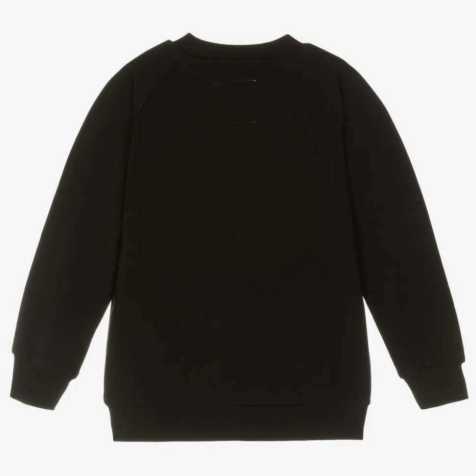 Black Organic Cotton Pumpkin Sweatshirt