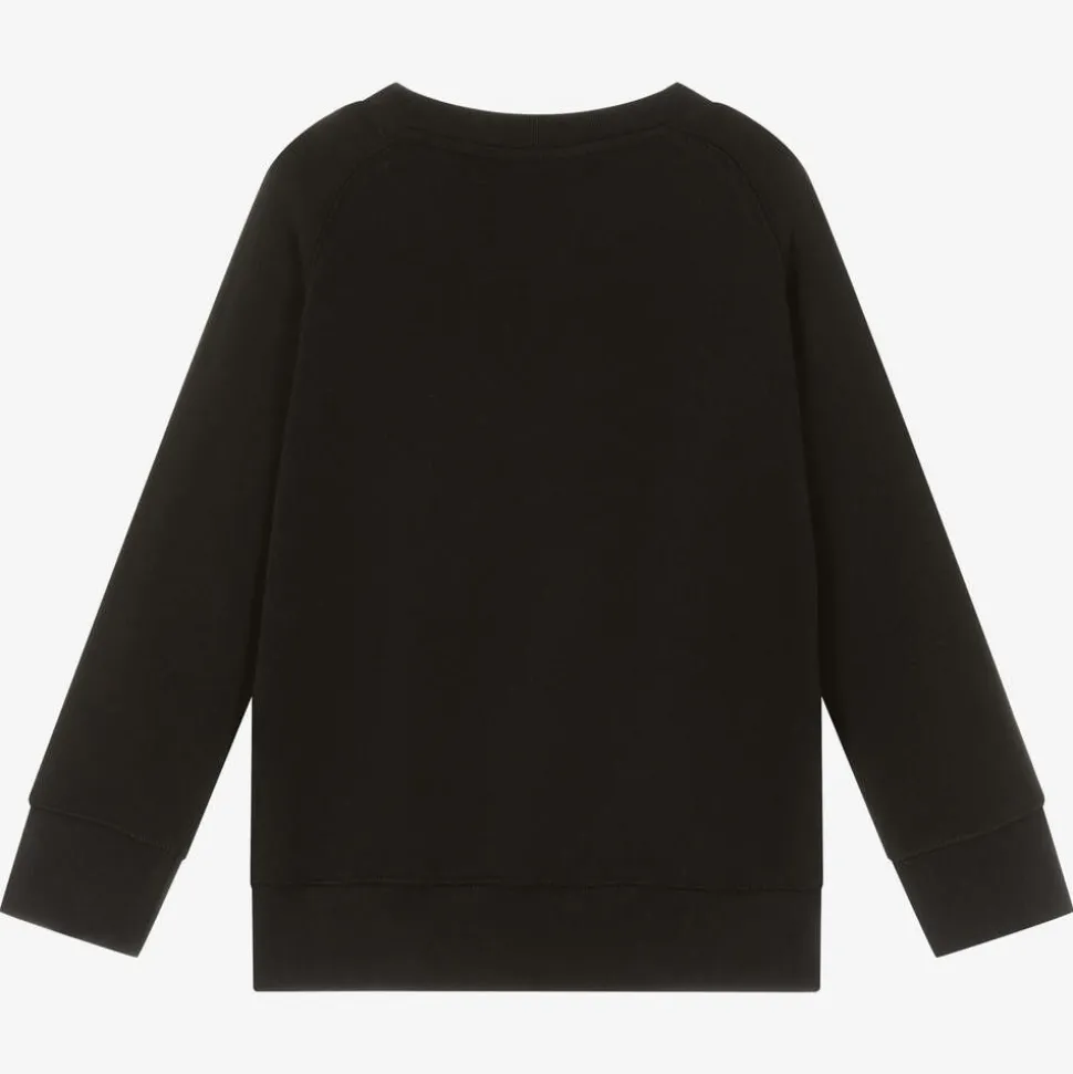 Black Organic Cotton Sweatshirt