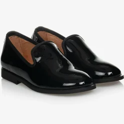 Black Patent Leather Loafers