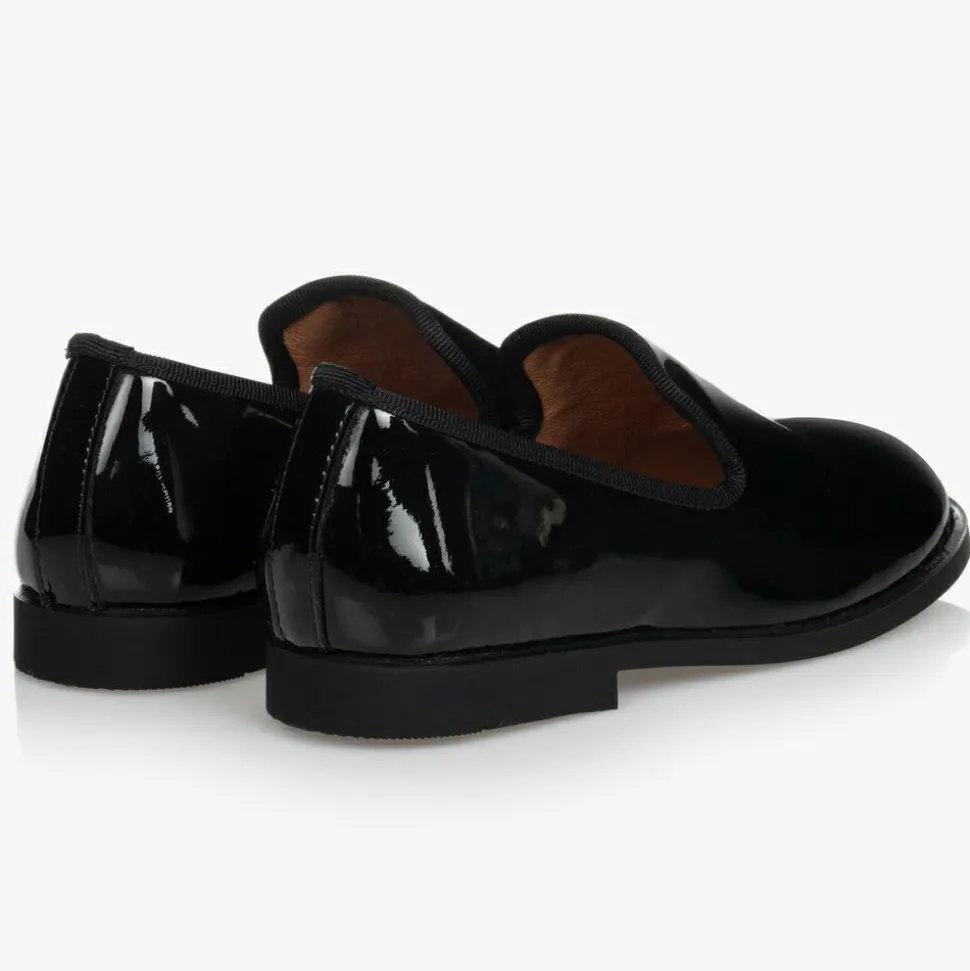 Black Patent Leather Loafers