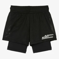 Black Quick Dry Mesh Sport Shorts