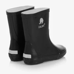 Black Rubber Rain Boots
