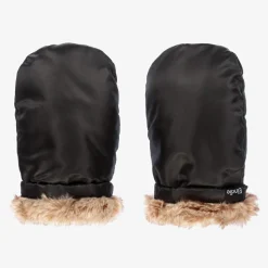 Black Stroller Mittens