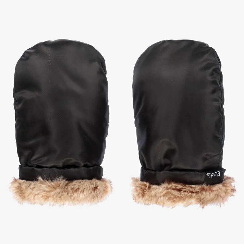 Black Stroller Mittens