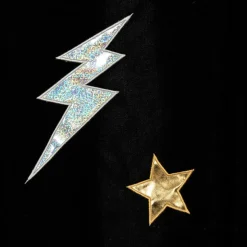 Black Super Hero Costume Cape