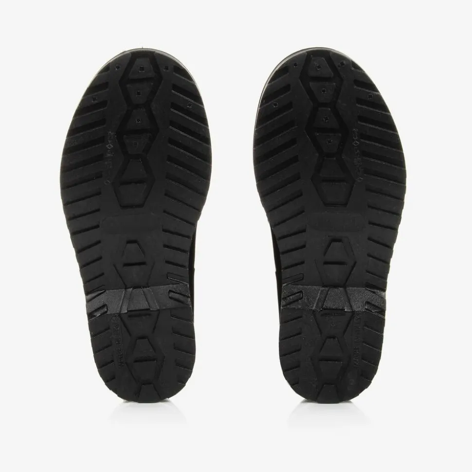 Black Teddy Bear Rain Boots