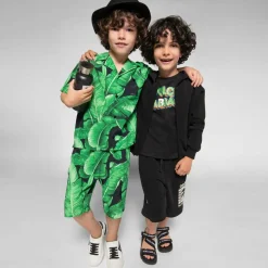 Black Velcro Strap Sandals