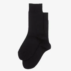 Black Wool Socks