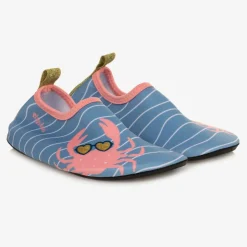 Blue & Pink Crab Aqua Shoes