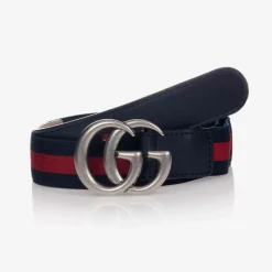 Blue & Red GG Web Belt