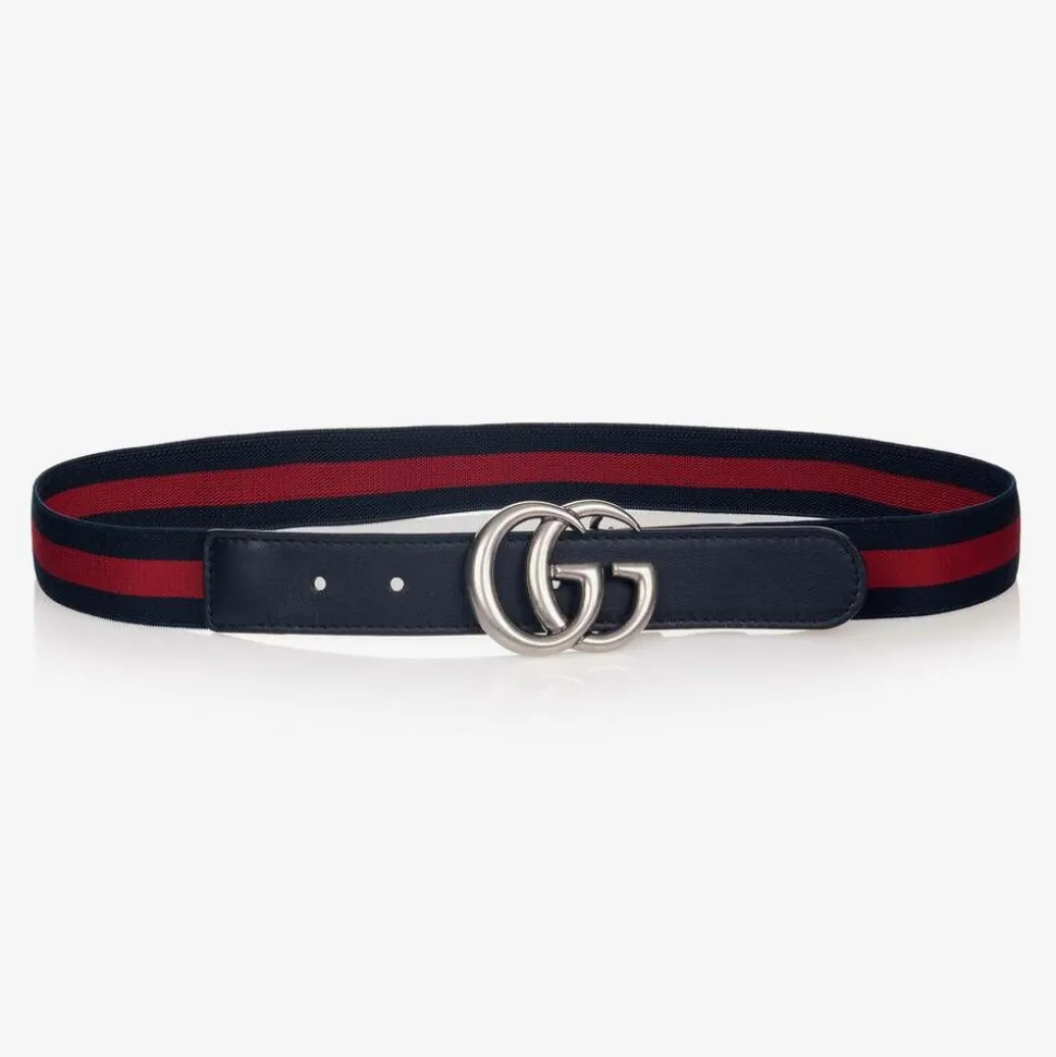 Blue & Red GG Web Belt