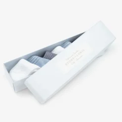 Blue & White Baby Socks Gift Set (7 Pack)