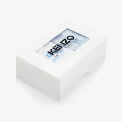 Blue & White Cotton Baby Socks (2 Pack)