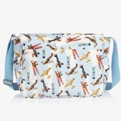Blue Aeroplane Baby Changing Bag (36cm)