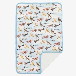 Blue Aeroplane Baby Changing Bag (36cm)