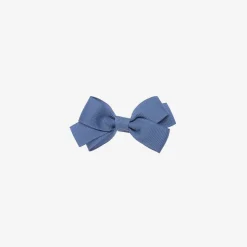 Blue Bow Hair Clip (7cm)