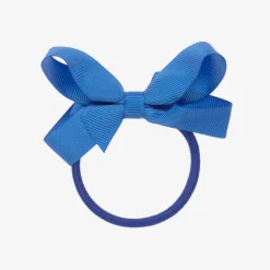 Blue Bow Hair Elastic (7cm)