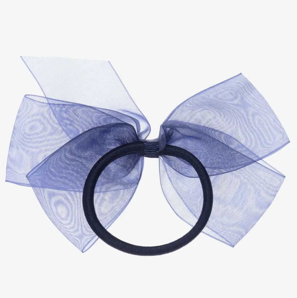 Blue Bow Hair Elastic (12cm)