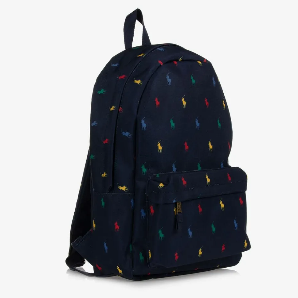 Blue Canvas Pony Backpack (44cm)