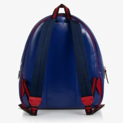 Blue Canvas Web Backpack (36cm)