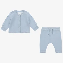 Blue Cashmere Baby Trouser Set