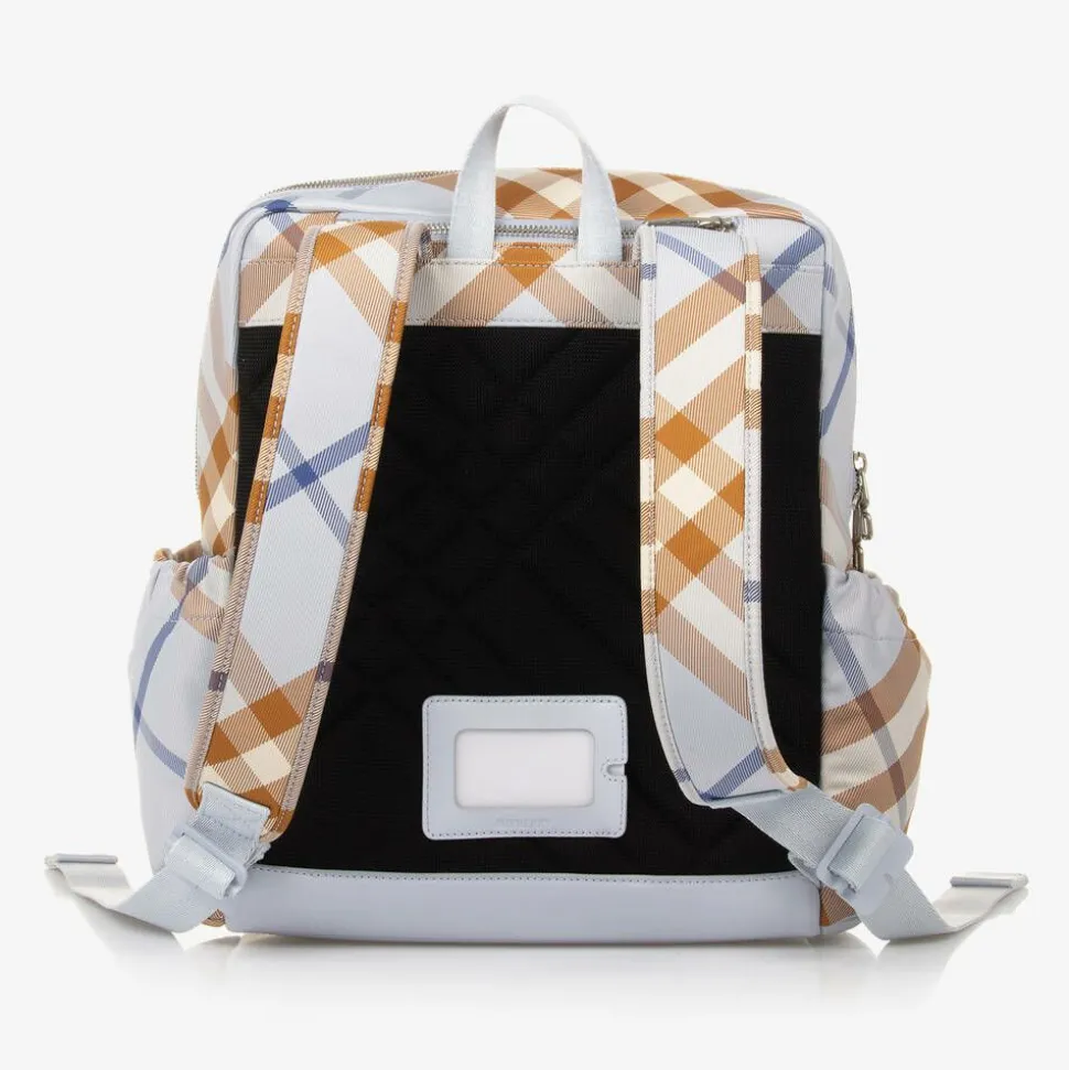 Blue Check Backpack (33cm)