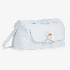 Blue Cotton Baby Changing Bag (44cm)