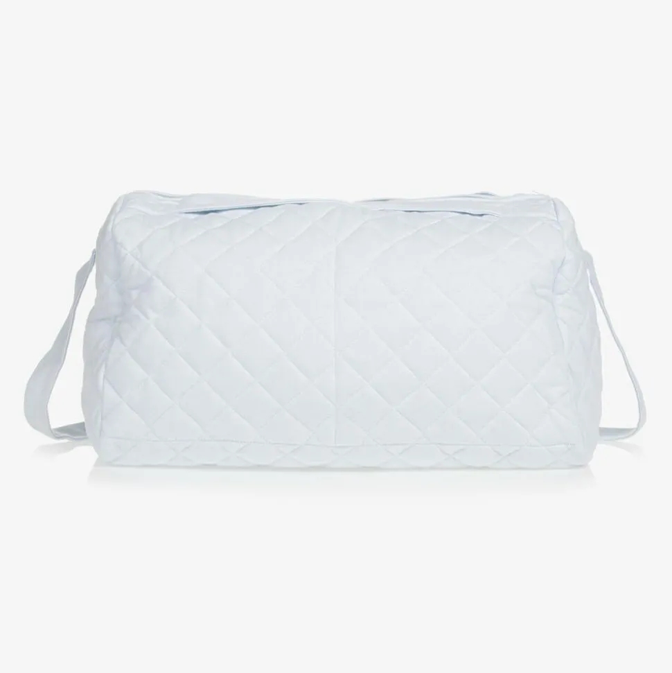 Blue Cotton Baby Changing Bag (44cm)