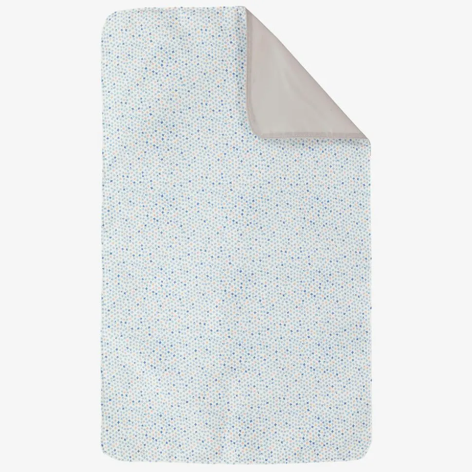 Blue Cotton Changing Bag (37cm)