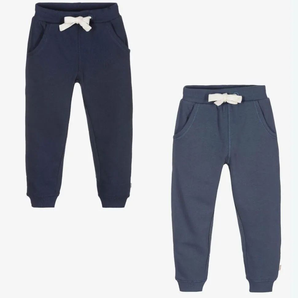 Blue Cotton Joggers (2 Pack)