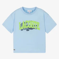 Blue Cotton Varsity T-Shirt