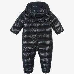 Blue Down Padded Indro Puffer Snowsuit