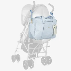 Blue Faux Leather Changing Bag (48cm)