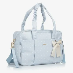 Blue Faux Leather Changing Bag (48cm)