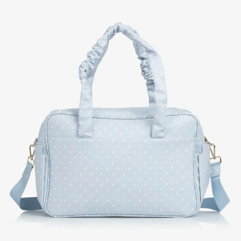 Blue Faux Leather Changing Bag (48cm)